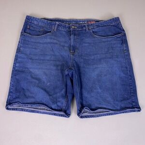 IZOD Denim Shorts Men's Size 44 Regular Fit Blue 100% Cotton Medium Wash Casual‎